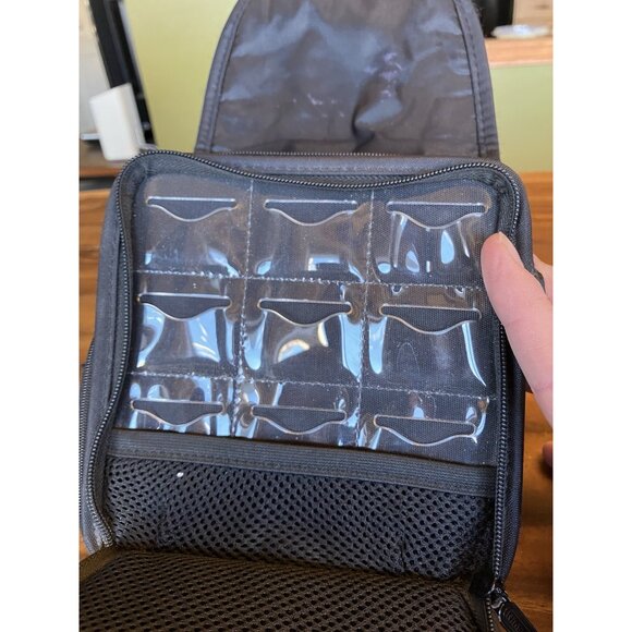 Nintendo 3DS Case Tote Black Cross Body Carrying Organizer Storage - NO STRAP - Picture 11 of 14